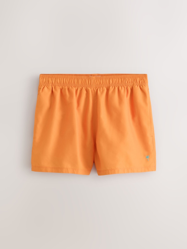 Orange Palm Logo Quick Dry 4 Inch Swim Shorts - Image 1 of 4