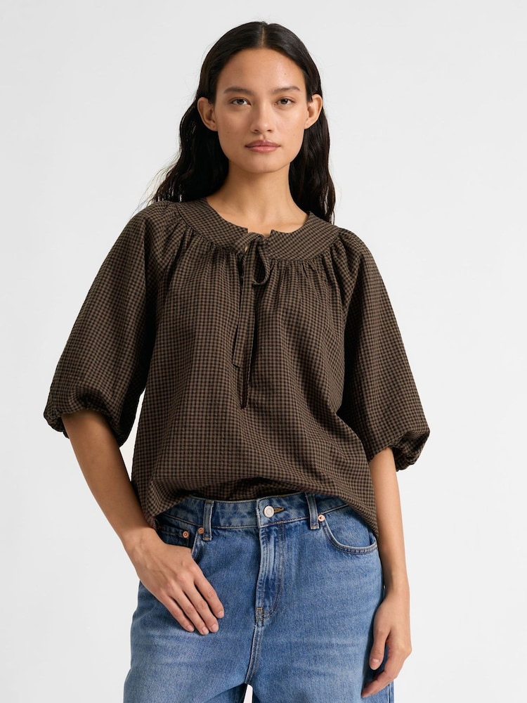 Albaray Gingham Top - Imaginea 1 din 6