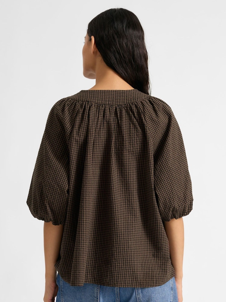 Albaray Gingham Top - Imaginea 2 din 6