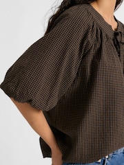 Albaray Gingham Top - Imaginea 3 din 6