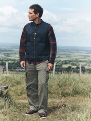 Navy Onion Quilted Gilet - Image 2 of 6