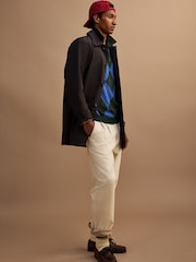 Black Showerproof Trench Coat - Image 10 of 16