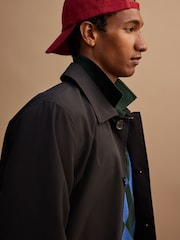 Black Showerproof Trench Coat - Image 12 of 16
