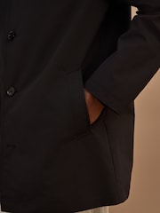 Black Showerproof Trench Coat - Image 15 of 16