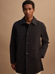 Black Showerproof Trench Coat - Image 2 of 16