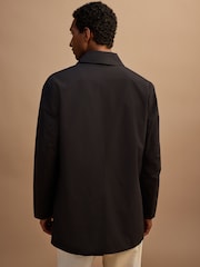 Black Showerproof Trench Coat - Image 3 of 16