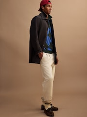 Black Showerproof Trench Coat - Image 9 of 16