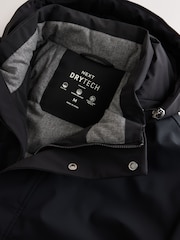 Crno - Showerproof Hooded Coat With Brushed Lining - Slika 3 od 4