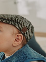 Neutral Tweed Style Baby Flat Cap - Image 2 of 7