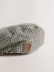 Neutral Tweed Style Baby Flat Cap - Image 6 of 7