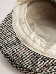 Neutral Tweed Style Baby Flat Cap - Image 7 of 7