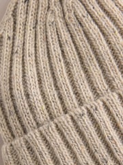 Neutral Nep Knitted Beanie Baby Hat - Image 5 of 6