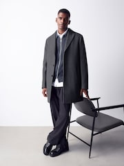 Charcoal Grey Epsom Coat - Image 2 of 12