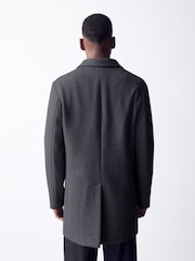 Charcoal Grey Epsom Coat - Image 3 of 12