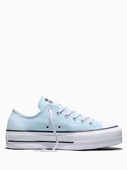 Converse Blue Chuck Taylor All Star Lift Platform Trainers - Image 1 of 4