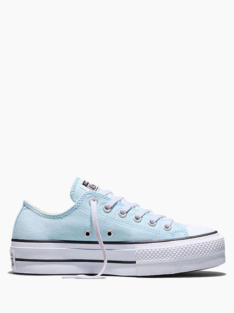 Converse Blue Chuck Taylor All Star Lift Platform Trainers - Image 1 of 4 Converse Blue Chuck Taylor All Star Lift Platform Trainers - Image 1 of 4