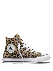 Converse Chuck Taylor All Star Leopard High Trainers - 7의 이미지 1