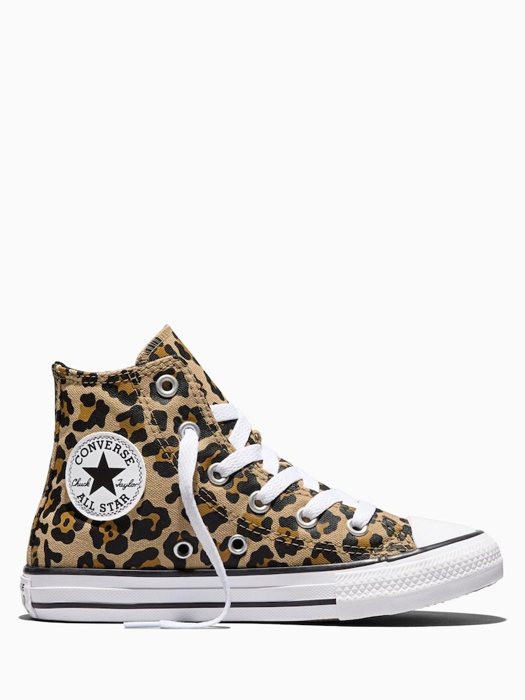 Converse Chuck Taylor All Star Leopard High Trainers - 7의 이미지 2