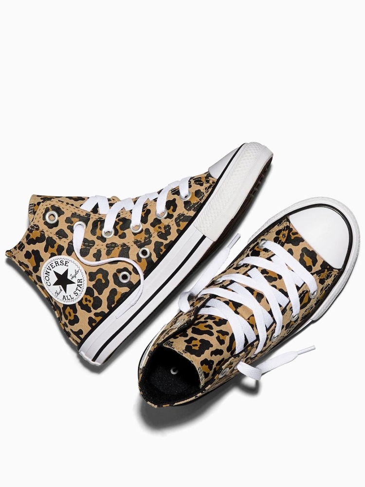 Converse Chuck Taylor All Star Leopard High Trainers - 7의 이미지 7