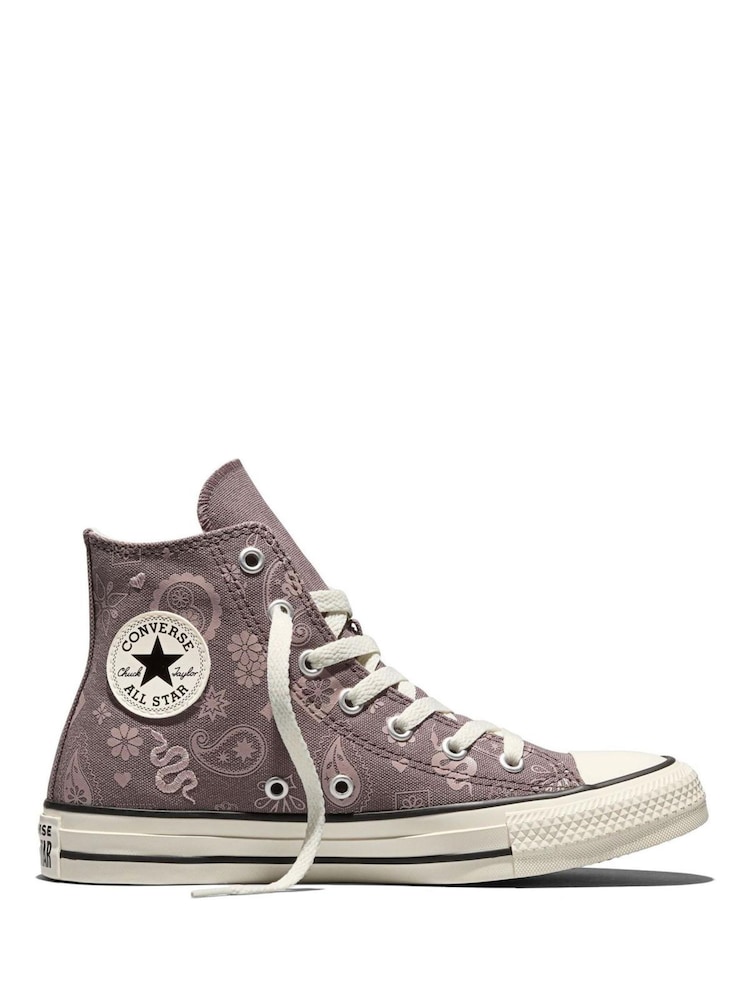 Converse Chuck Taylor All Star Paisley Pop High Trainers - Slika 1 od 4 Converse Chuck Taylor All Star Paisley Pop High Trainers - Slika 1 od 4