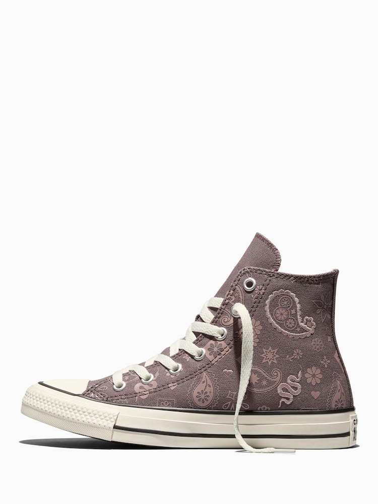 Converse Chuck Taylor All Star Paisley Pop High Trainers - Slika 2 od 4 Converse Chuck Taylor All Star Paisley Pop High Trainers - Slika 2 od 4