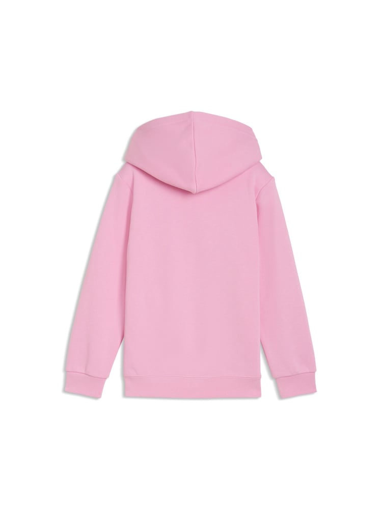 ורוד - Puma קפוצ'ון פליז בייסיק עם לוגו, דגם 1 .No, לילדים - תמונה 2 מתוך 2