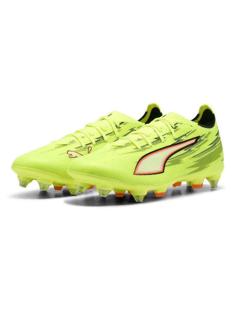 Puma Yellow ULTRA 6 MATCH MxSG Football Boots - Image 2 of 6