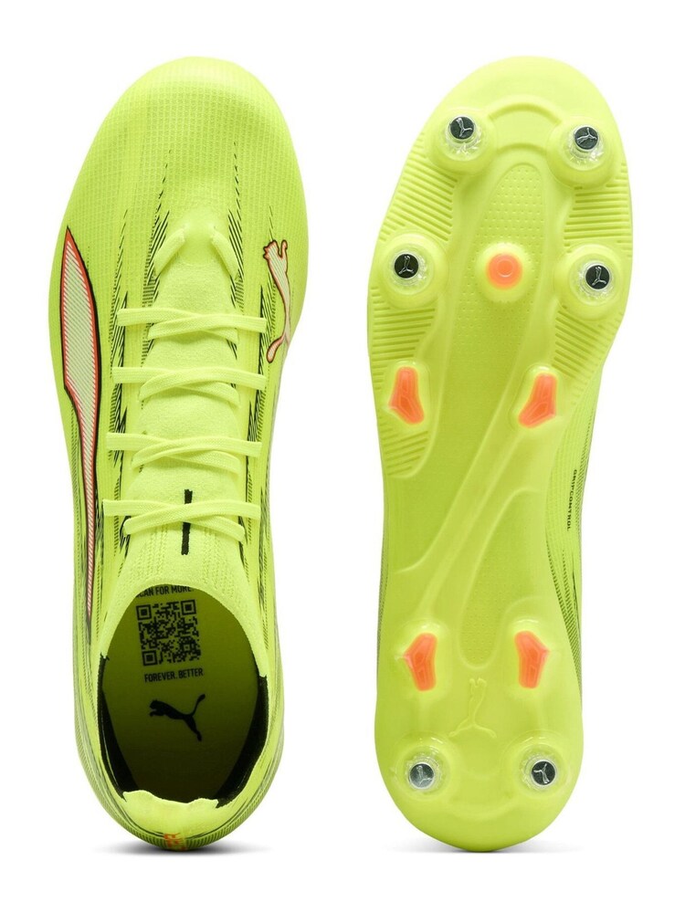 Puma Yellow ULTRA 6 MATCH MxSG Football Boots - Image 6 of 6
