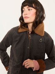 FatFace Kent Brown Barn Jacket - Image 5 of 7