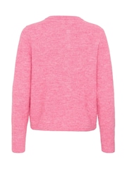Kaffe Pink Niel Long Sleeve Knit Cardigan - Image 6 of 6