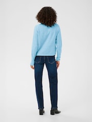 Kaffe Blue Niel Long Sleeve Knit Cardigan - Image 2 of 6