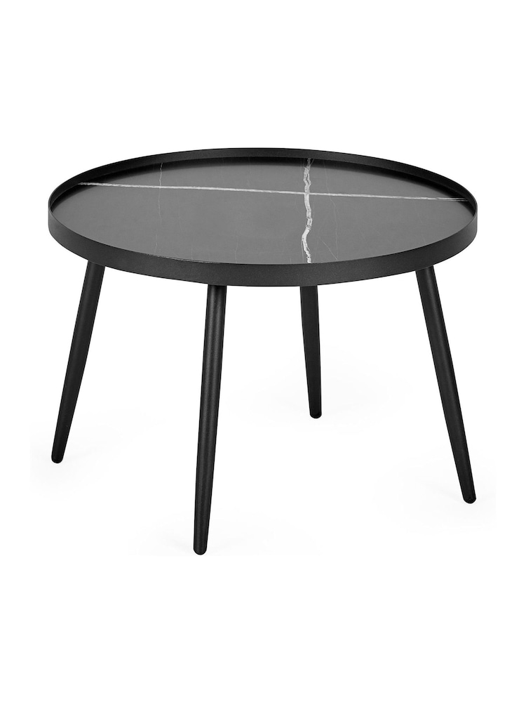 Julian Bowen Black Nolan Nesting Coffee Table - Image 7 of 7