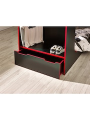 Julian Bowen Black  Red Impact Gaming Bunk - Image 5 of 7