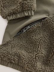 smALLSAINTS Khaki Green Underground Fleece - Image 10 of 12