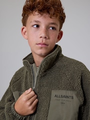 smALLSAINTS Khaki Green Underground Fleece - Image 4 of 12