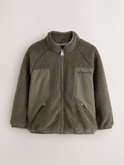 smALLSAINTS Khaki Green Underground Fleece - Image 6 of 12