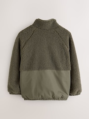 smALLSAINTS Khaki Green Underground Fleece - Image 8 of 12