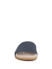Vionic Blue Evie Knit Regular Fit Arch Support Sliders - Image 4 of 7
