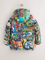 Graffiti Print - Padded Coat (3-17yrs) - 7এর মধ্যে 3 ছবি