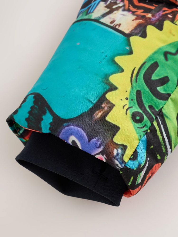 Graffiti Print - Padded Coat (3-17yrs) - 7এর মধ্যে 7 ছবি