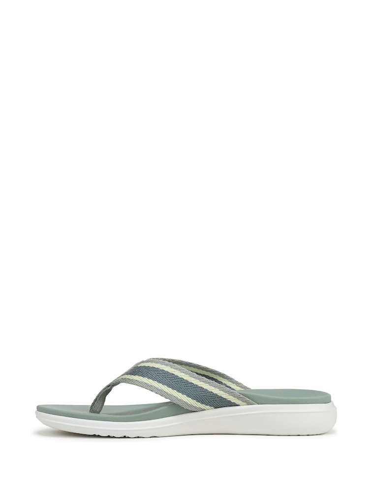 Grün - Vionic Indigo Normale Passform Zehensteg-Sandalen mit Fußgewölbestütze - Bild 2 von 7