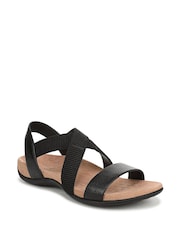 Vionic Black Raina Regular Fit Arch Support Strappy Sandals - Image 5 of 7