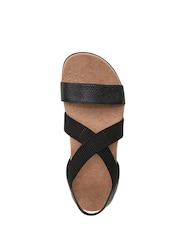 Vionic Black Raina Regular Fit Arch Support Strappy Sandals - Image 7 of 7