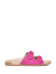 Vionic Pink Elara Wide Fit Arch Support Slides - Image 1 of 7
