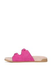 Vionic Pink Elara Wide Fit Arch Support Slides - Image 2 of 7