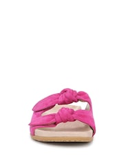 Vionic Pink Elara Wide Fit Arch Support Slides - Image 5 of 7