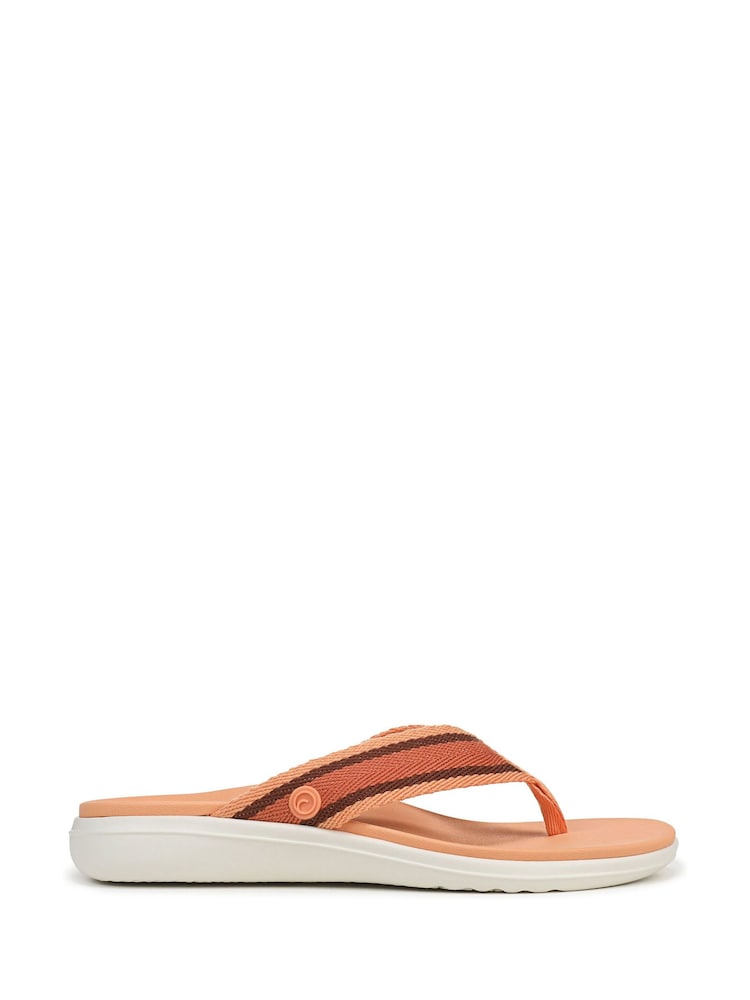 Rosa - Vionic Indigo Normale Passform Zehensteg-Sandalen mit Fußgewölbestütze - Bild 1 von 7