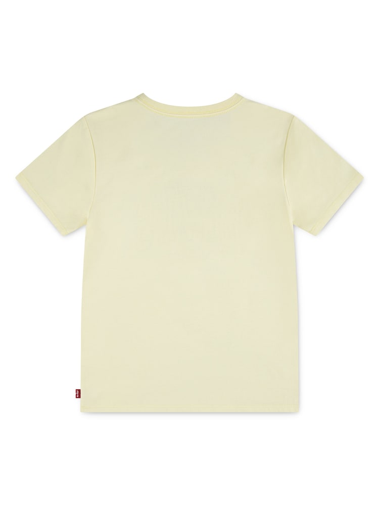 Levi's Yellow Chambray Applique T-Shirt - Image 2 of 4 Levi's Yellow Chambray Applique T-Shirt - Image 2 of 4