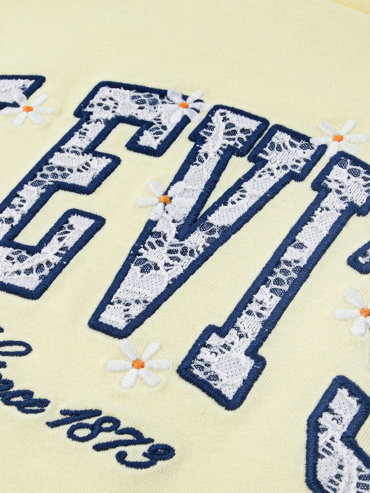 Levi's Yellow Chambray Applique T-Shirt - Image 4 of 4 Levi's Yellow Chambray Applique T-Shirt - Image 4 of 4