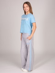 Pineapple Grey Panel Wide Leg Joggers - Image 4 of 5